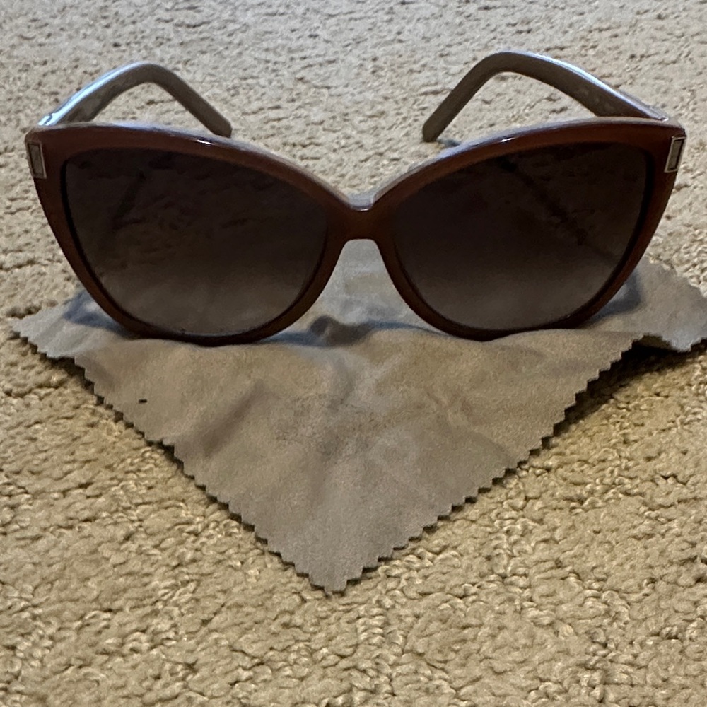 Chloe Dark Brown Cat-Eye Sunglasses
